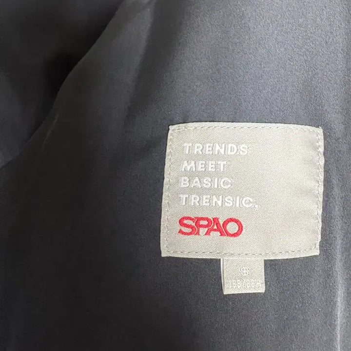 [BUNJANG] Spao Black Fur Collar Padding / 스파오 블랙 카라 퍼 패딩 s