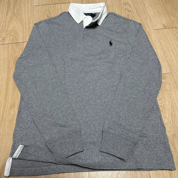 [BUNJANG] Polo Ralph Lauren Rugby Shirt Grey M New Condition / 정품) 폴로 랄프로렌 럭비티 그레이 M 새상품