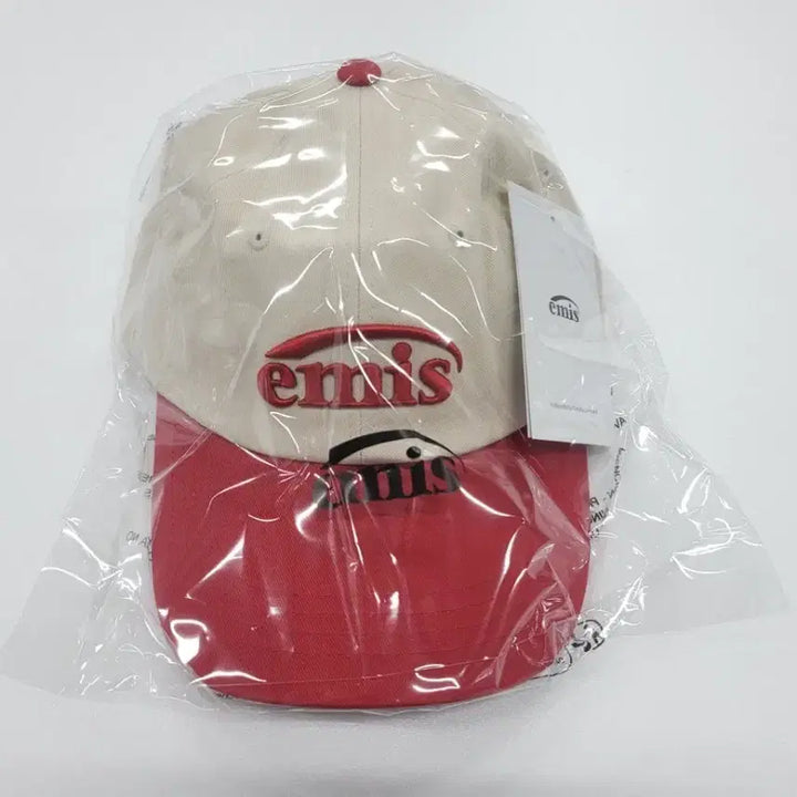 [BUNJANG] Emis Ball Cap Red Two-Tone Hat / 이미스 볼캡 모자 레드투톤
