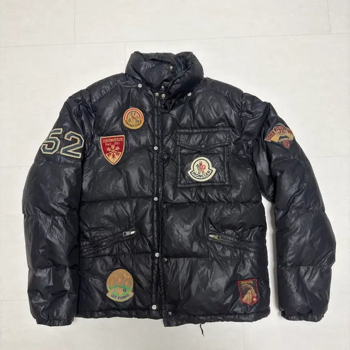 [BUNJANG] Moncler Patchwork Padded Jacket Black / [레어, 3사이즈] 00년대 몽클레어 아카이브 패치워크 패딩 블랙