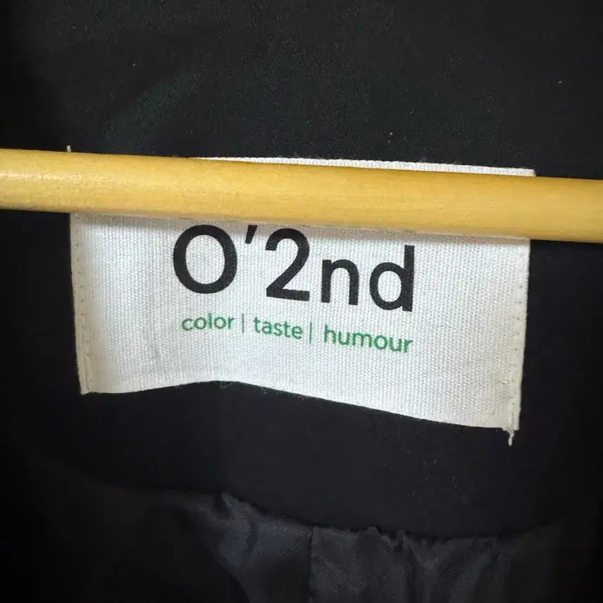 [BUNJANG] O!ZOC Trench Coat / 한섬 오즈세컨 블랙 트렌치 코트