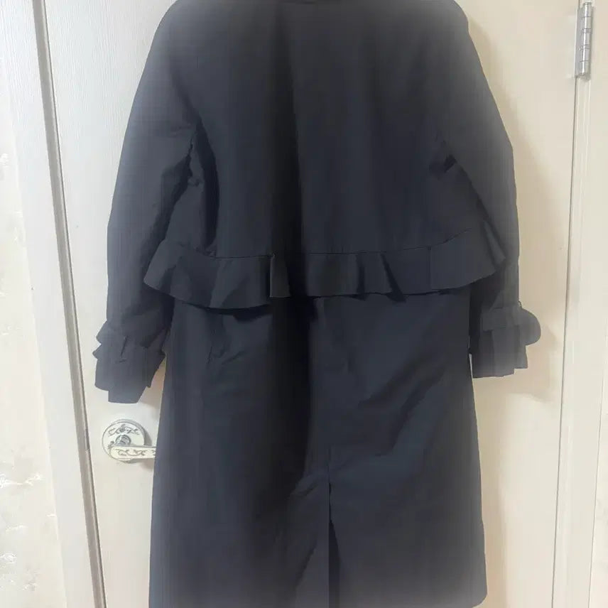 [BUNJANG] O!ZOC Trench Coat / 한섬 오즈세컨 블랙 트렌치 코트