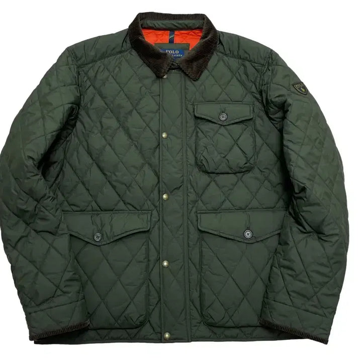 [BUNJANG] Polo Ralph Lauren Quilted Jacket Olive XL / 폴로 랄프로렌 퀼팅 퀼트 자켓 올리브 XL사이즈