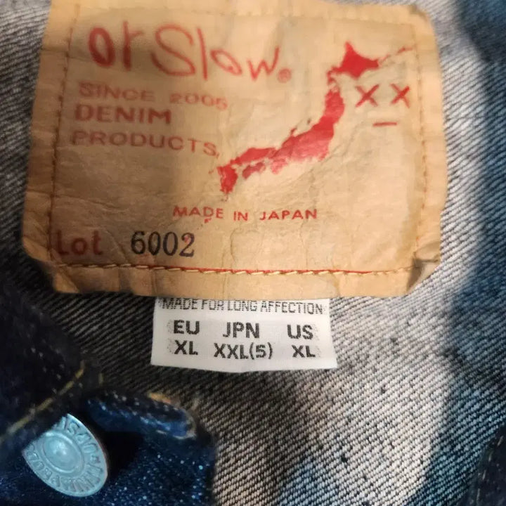 [BUNJANG] Orslow Type-2 Denim Jacket / 오어슬로우 2세대 트러커 데님 자켓