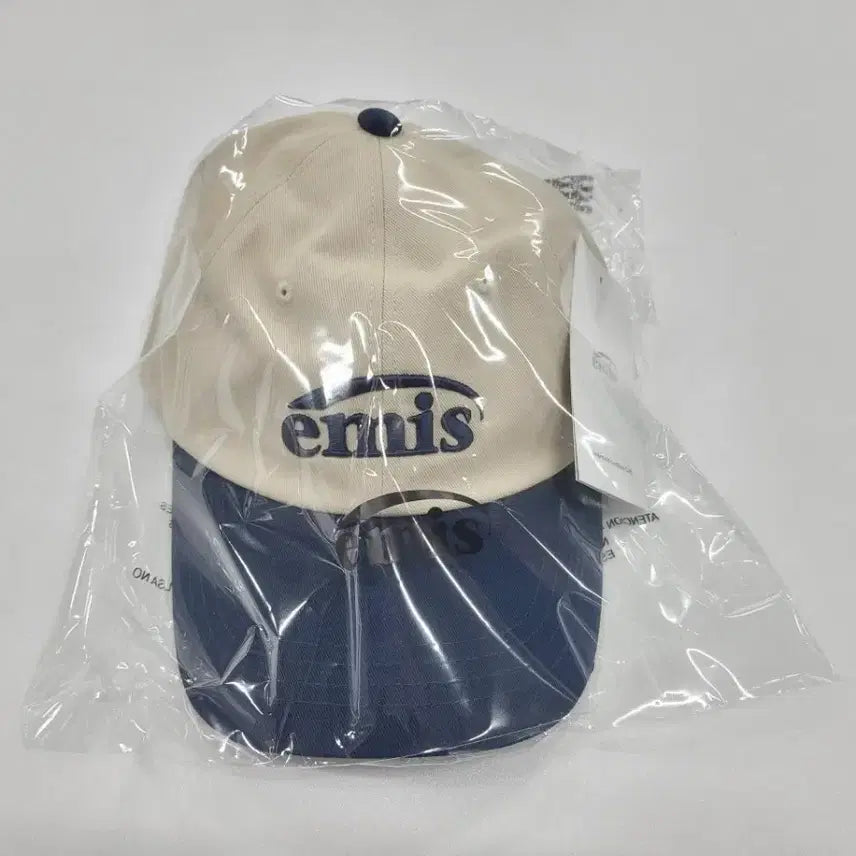 [BUNJANG] EMIS Two-tone Ball Cap Navy / 이미스 볼캡 모자 네이비투톤
