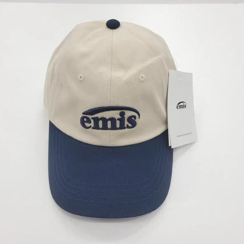 [BUNJANG] EMIS Two-tone Ball Cap Navy / 이미스 볼캡 모자 네이비투톤