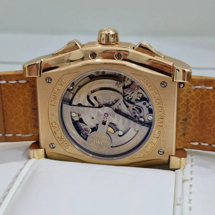 [BUNJANG] IWC Da Vinci Chronograph 18K Rose Gold Watch / IWC 다빈치 크로노그래프 18K 로즈골드 금통