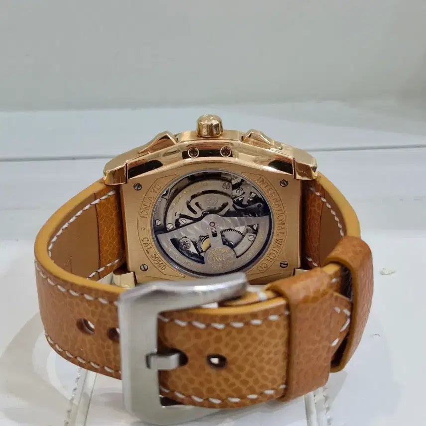 [BUNJANG] IWC Da Vinci Chronograph 18K Rose Gold Watch / IWC 다빈치 크로노그래프 18K 로즈골드 금통