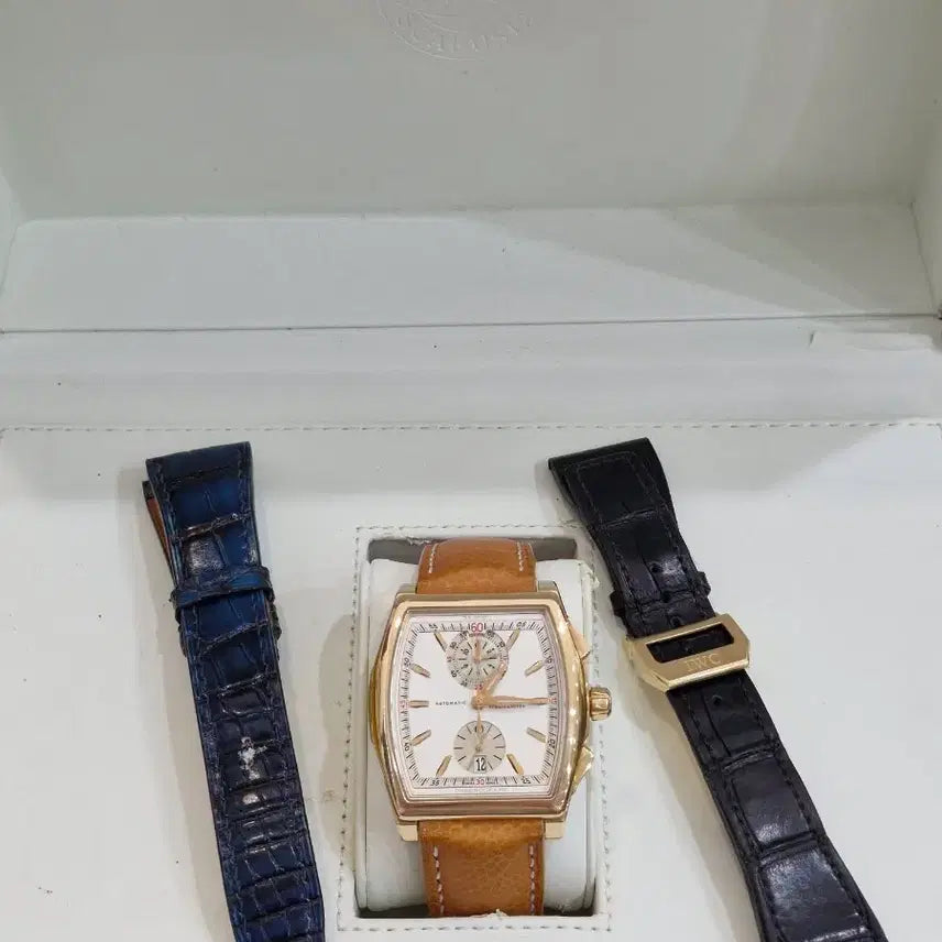 [BUNJANG] IWC Da Vinci Chronograph 18K Rose Gold Watch / IWC 다빈치 크로노그래프 18K 로즈골드 금통