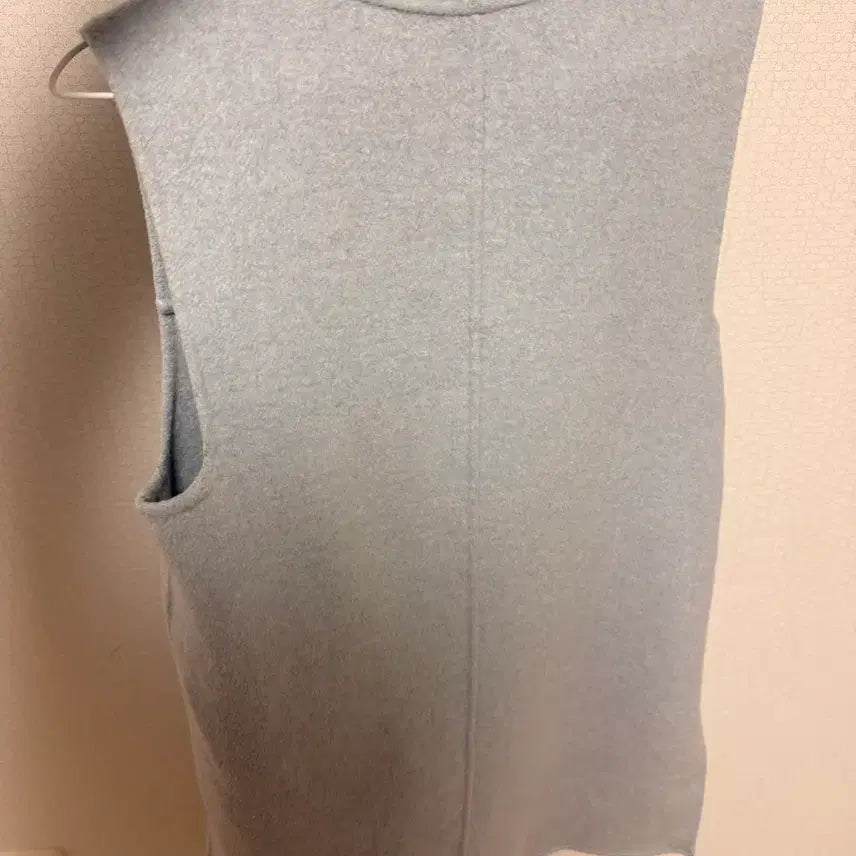 [SOLD OUT] 셀렙샵에디션 모 캐시미어 앙고라 롱 베스트 연블루 44-55