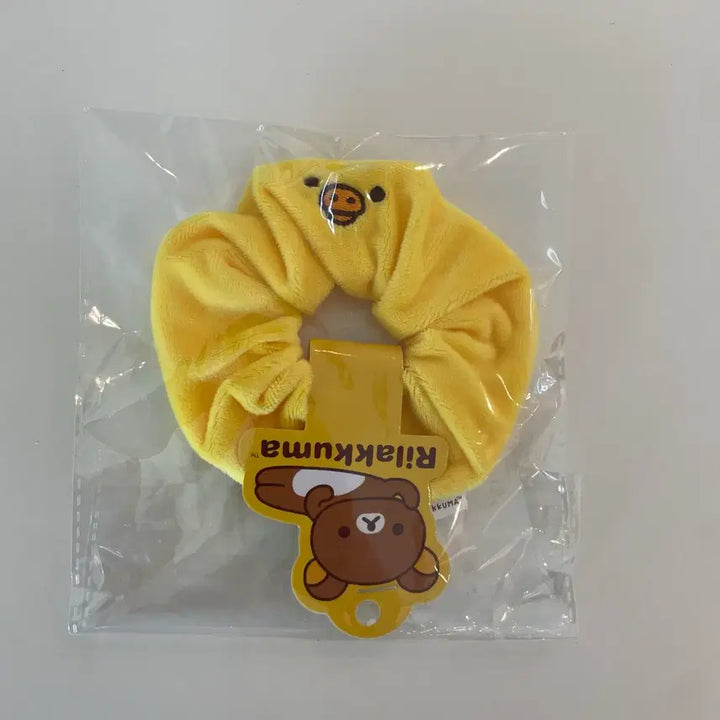 [BUNJANG] Rilakkuma Kiiroitori Scrunchie Hair Tie / 새상품) 키이로이토리 스크런치 곱창밴드 머리끈 리락쿠마 정품