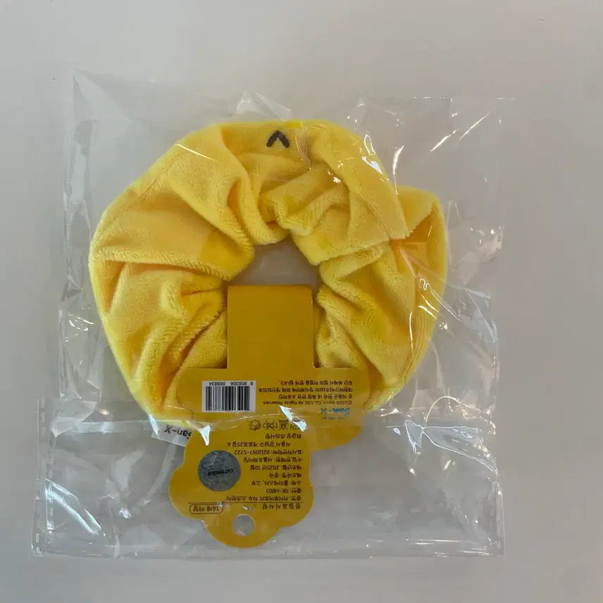 [BUNJANG] Rilakkuma Kiiroitori Scrunchie Hair Tie / 새상품) 키이로이토리 스크런치 곱창밴드 머리끈 리락쿠마 정품