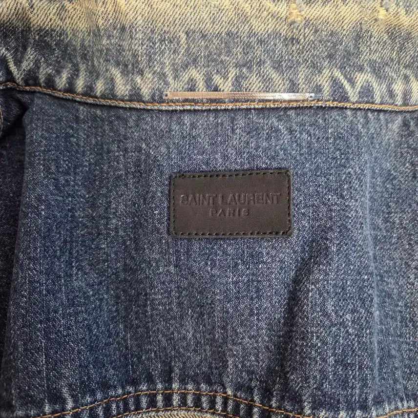 [BUNJANG] Saint Laurent Fitted Denim Jacket / 생로랑 피티드 데님 자켓