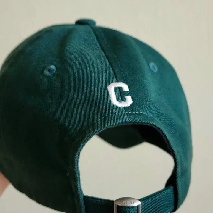 [BUNJANG] Covernat Logo Ball Cap Green / 커버낫 로고 볼캡 그린