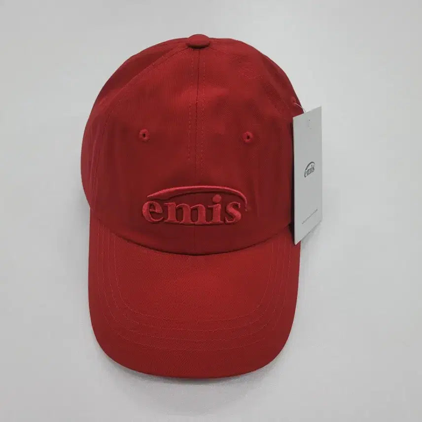 [BUNJANG] emis Ball Cap Red / emis 이미스 볼캡 모자 레드