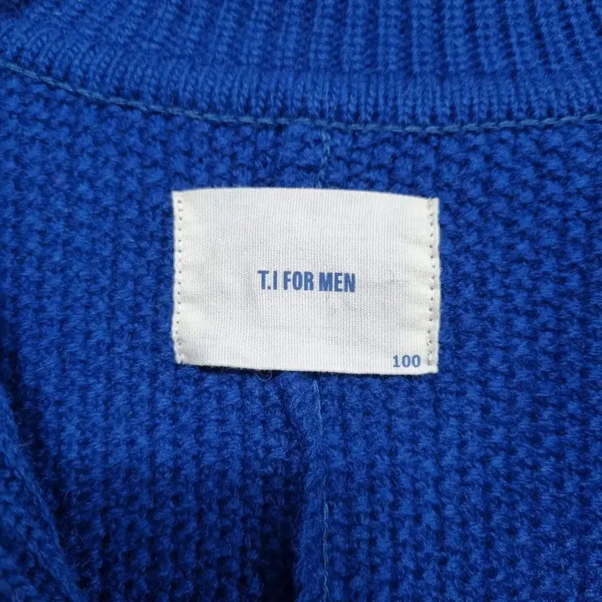 [BUNJANG] T.I For Men Elbow Patch Knit Cardigan / 티아이포맨 엘보패치 니트 가디건 남100ㅡ0212