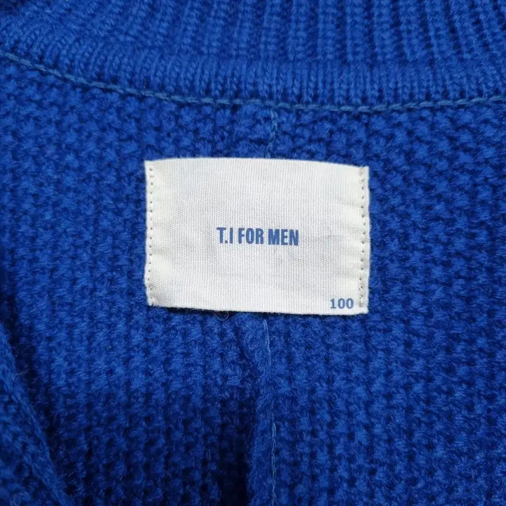 [BUNJANG] T.I For Men Elbow Patch Knit Cardigan / 티아이포맨 엘보패치 니트 가디건 남100ㅡ0212