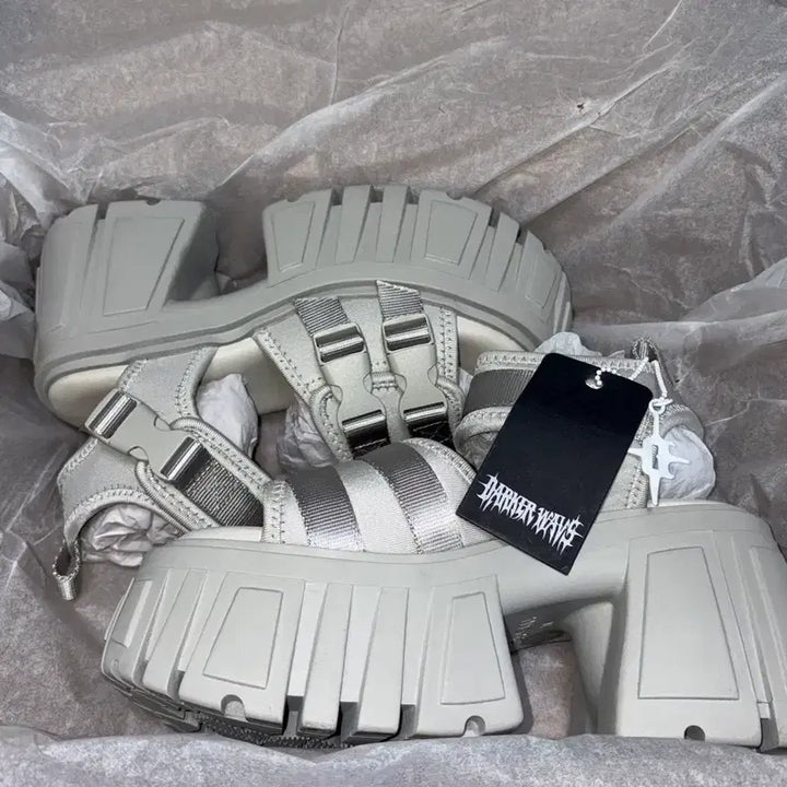 [BUNJANG] DOLLSKILL Utopia Platform Sandals Gray / ((새상품)) 돌스킬 DOLLSKILL 유토피아 플랫폼 샌들 그레이