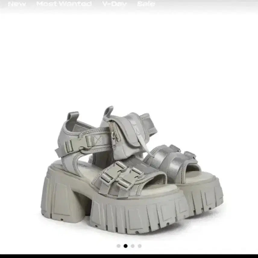 [BUNJANG] DOLLSKILL Utopia Platform Sandals Gray / ((새상품)) 돌스킬 DOLLSKILL 유토피아 플랫폼 샌들 그레이