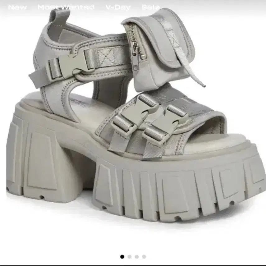 [BUNJANG] DOLLSKILL Utopia Platform Sandals Gray / ((새상품)) 돌스킬 DOLLSKILL 유토피아 플랫폼 샌들 그레이
