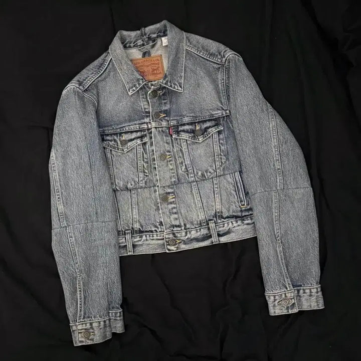 [BUNJANG] Vetements Levi's 17SS Cropped Denim Jacket / 베트멍 리바이스 17ss 크롭 데님