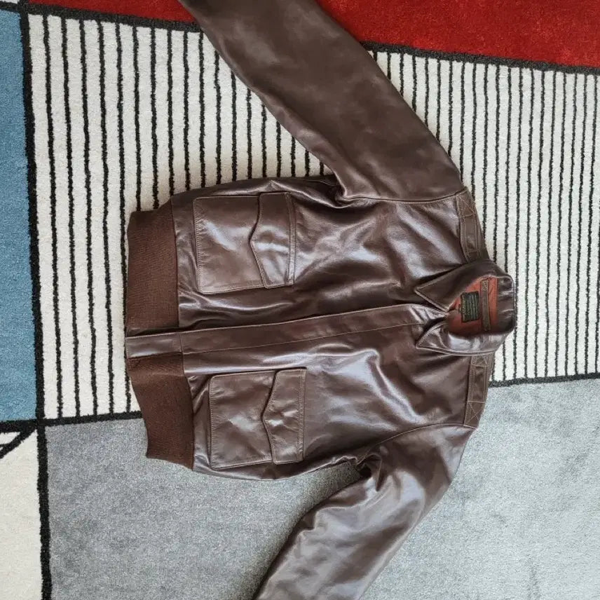 [BUNJANG] Acapella Clothing A2 Cowhide Leather Jacket / 아카펠라클로딩 a2 가죽자켓 카우하이드(암소가죽)44 한정판