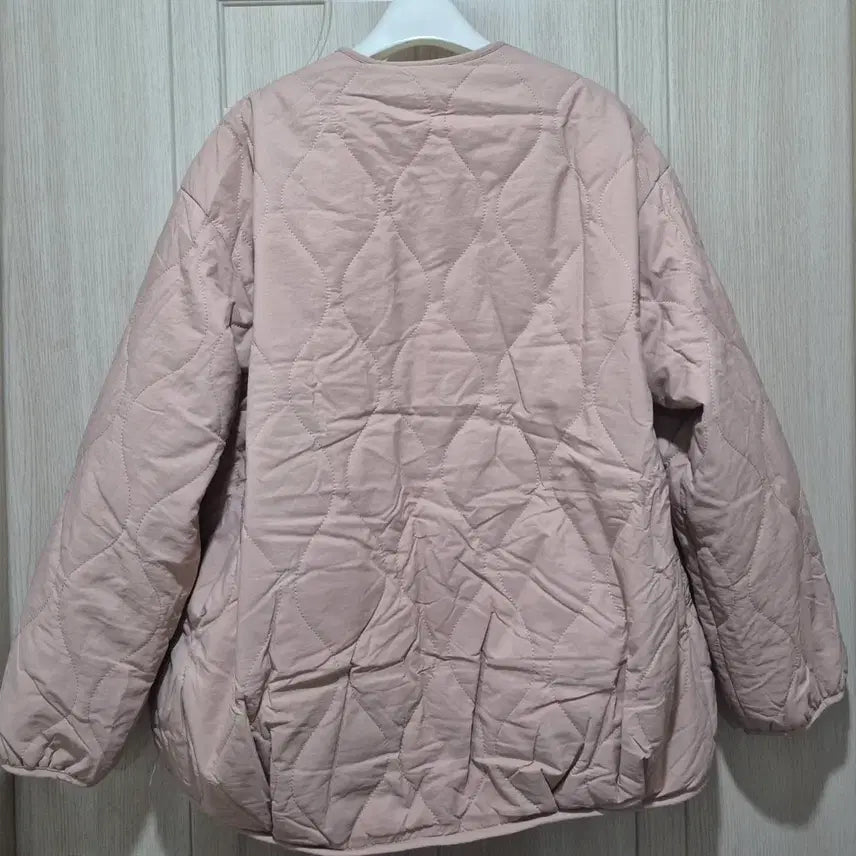 [BUNJANG] Reversible Quilted Fleece Jacket / 핑크 리버시블 퀼팅 누빔 안감 뽀글이 자켓 새상품 ~77반까지