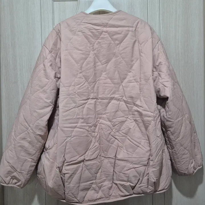 [BUNJANG] Reversible Quilted Fleece Jacket / 핑크 리버시블 퀼팅 누빔 안감 뽀글이 자켓 새상품 ~77반까지