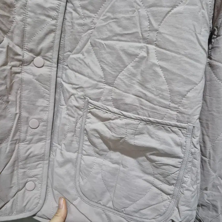 [BUNJANG] Reversible Quilted Fleece Jacket / 핑크 리버시블 퀼팅 누빔 안감 뽀글이 자켓 새상품 ~77반까지