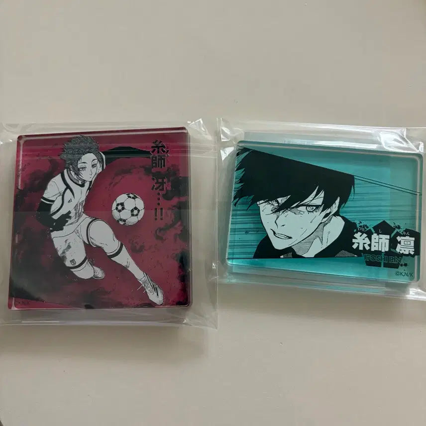 [BUNJANG] Blue Lock Itoshi Acrylic Block / 블루록 이토시 형제 아크릴 블럭