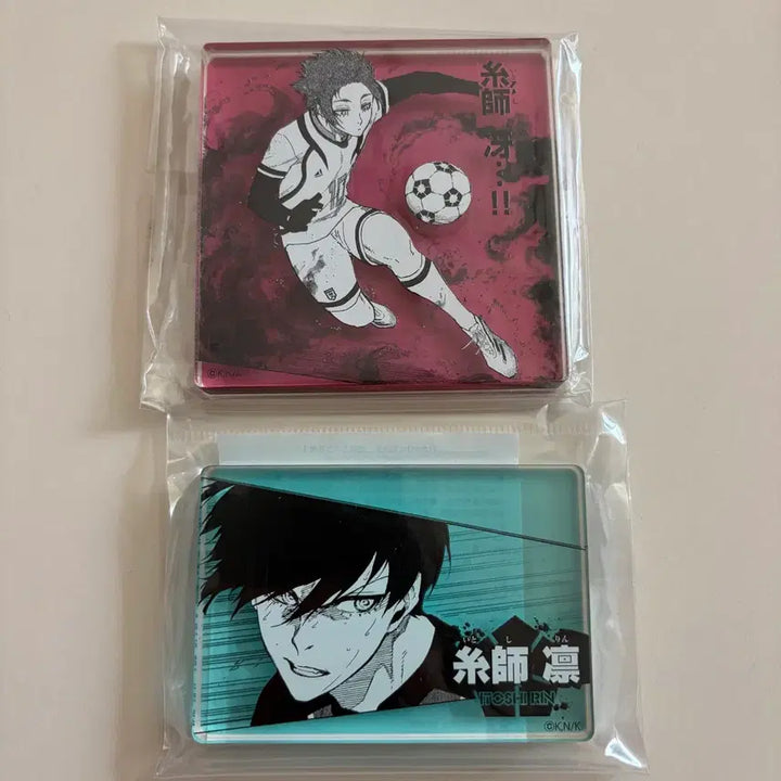 [BUNJANG] Blue Lock Itoshi Brothers Original Art Exhibition Acrylic Block Rin / 블루록 이토시 형제 원화전 아크릴 블럭 사에 린
