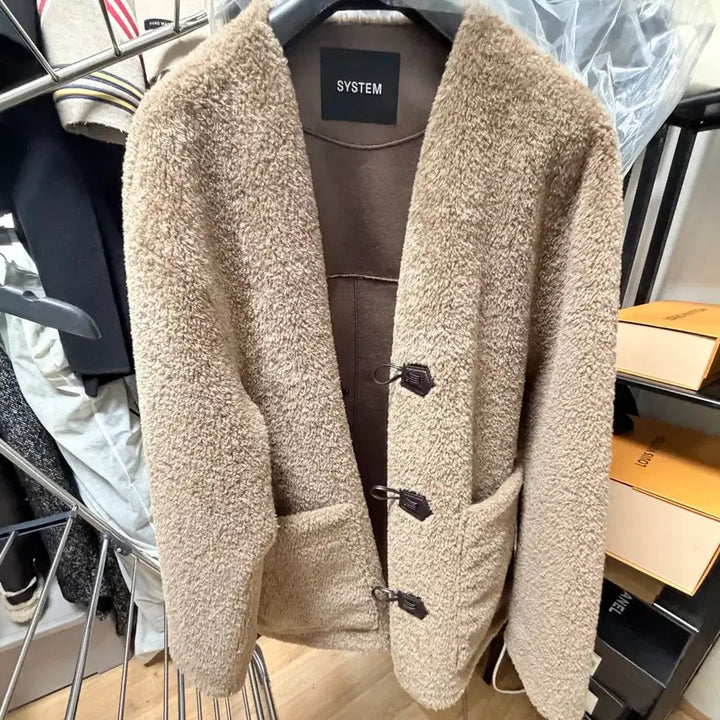 [BUNJANG] SYSTEM Ppo-geul-i Jacket / SYSTEM의 뽀글이 자켓