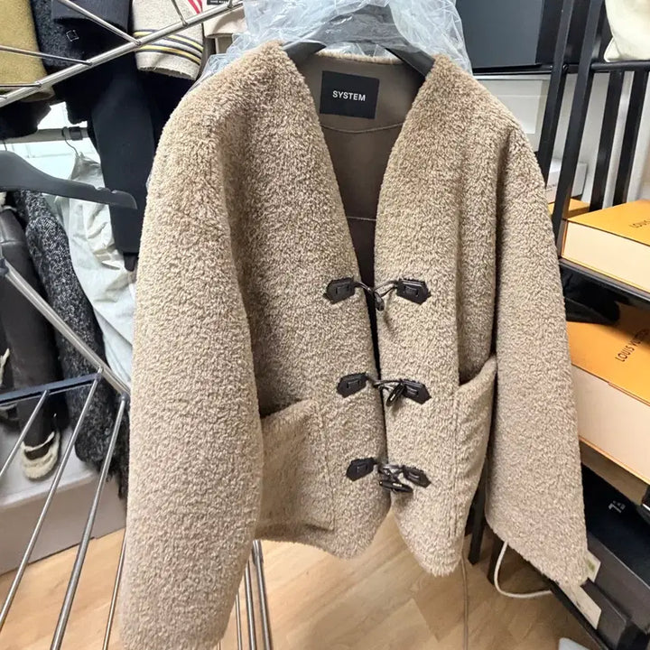 [BUNJANG] SYSTEM Ppo-geul-i Jacket / SYSTEM의 뽀글이 자켓