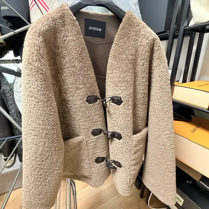 [BUNJANG] SYSTEM Ppo-geul-i Jacket / SYSTEM의 뽀글이 자켓