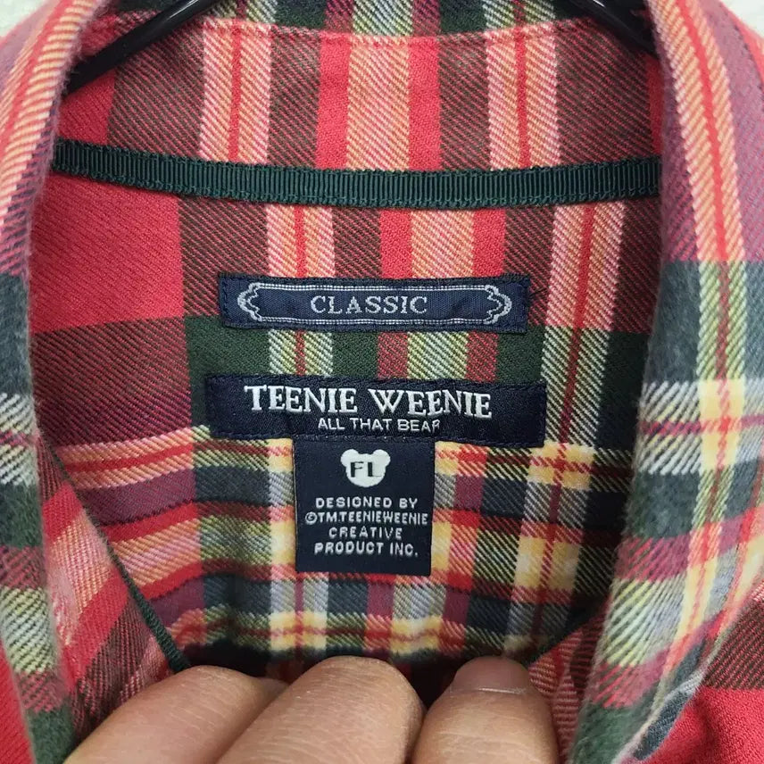 [BUNJANG] Teenieweenie Check Shirt / [여성66 size] 티니위니 체크 셔츠