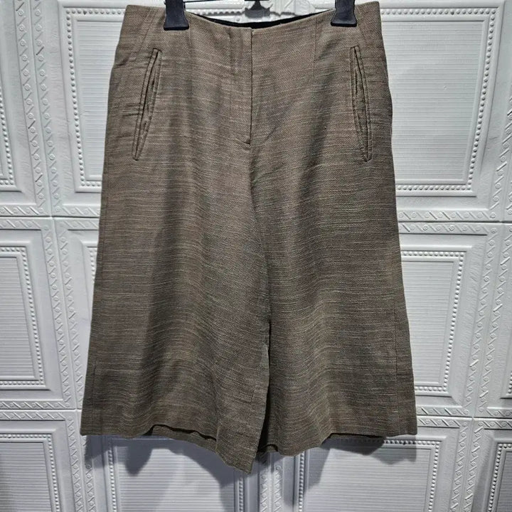 [BUNJANG] System Linen 7/10 Sleeve Pants / 시스템 린넨 7부바지