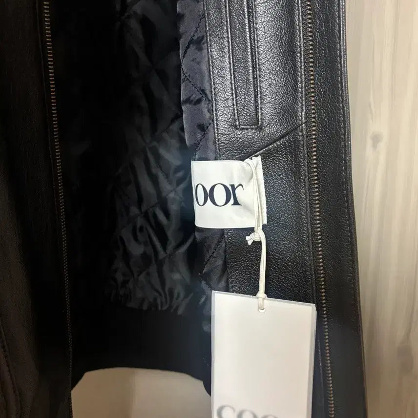 [BUNJANG] Coore Goatskin A-2 Leather Jacket (Black, Size L) / 쿠어 고트스킨 A-2 레더자켓 블랙 L