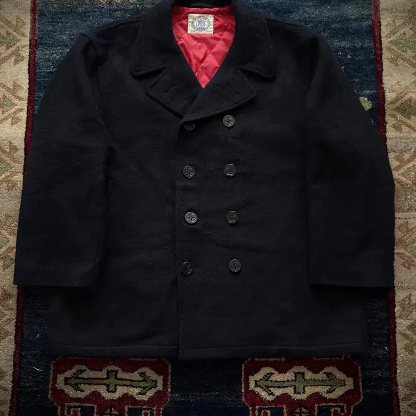 [BUNJANG] J. Press Navy Double Peacoat / 90s J press double Navy Peacoat