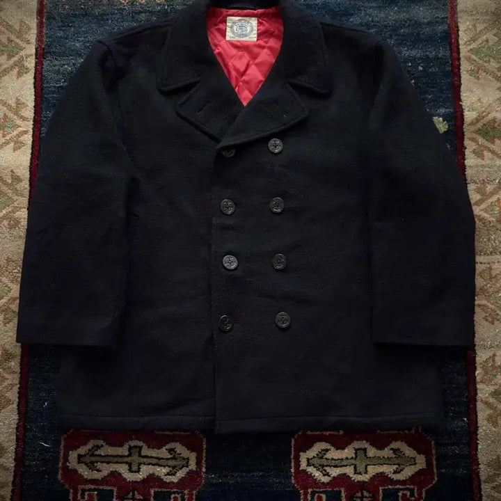 [BUNJANG] J. Press Navy Double Peacoat / 90s J press double Navy Peacoat