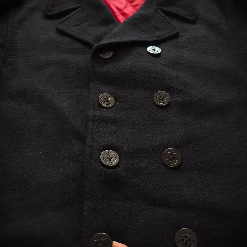 [BUNJANG] J. Press Navy Double Peacoat / 90s J press double Navy Peacoat