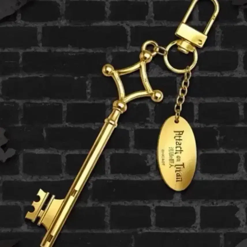 [BUNJANG] SPAO Attack on Titan Basement Key Ring / 미개봉) 스파오 SPAO 구매특전 진격의 거인 진격거 지하실 열쇠 고리