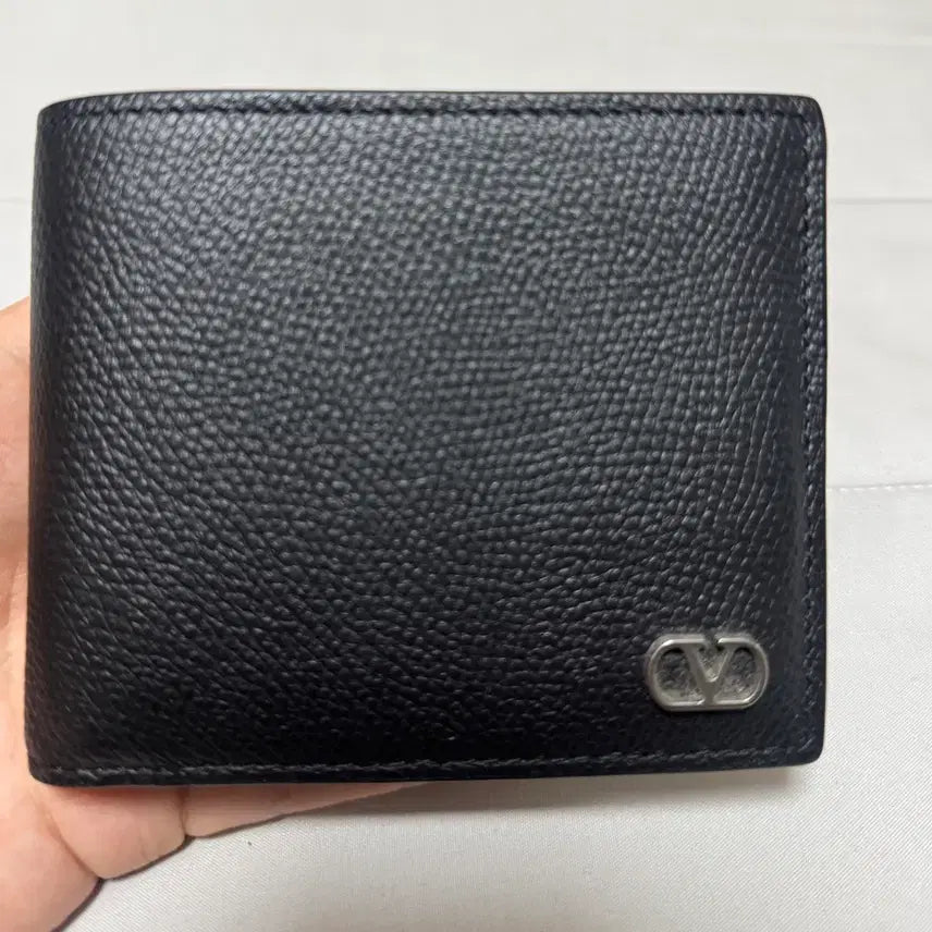 [BUNJANG] Valentino Signature Logo Bi-fold Wallet / [정품] 발렌티노 로고 시그니처 반지갑