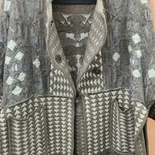 [BUNJANG] SYSTEM Pattern Knit Cardigan / SYSTEM 패턴 니트 가디건