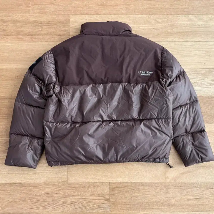 [BUNJANG] Calvin Klein Performance Padded Jacket / 캘빈클라인 퍼포먼스 벌키 패딩 브라운 M