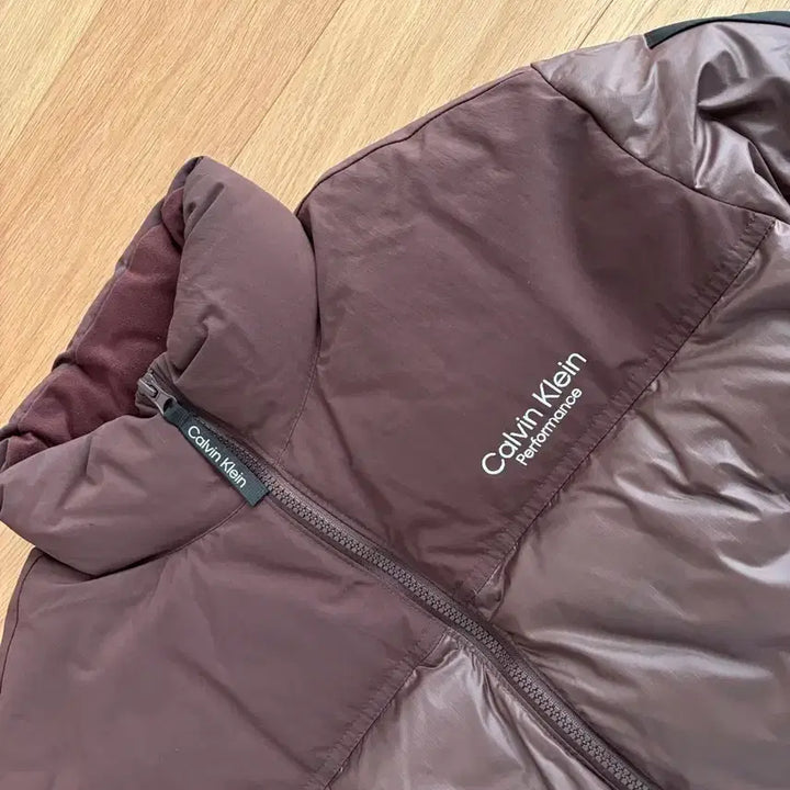 [BUNJANG] Calvin Klein Performance Padded Jacket / 캘빈클라인 퍼포먼스 벌키 패딩 브라운 M