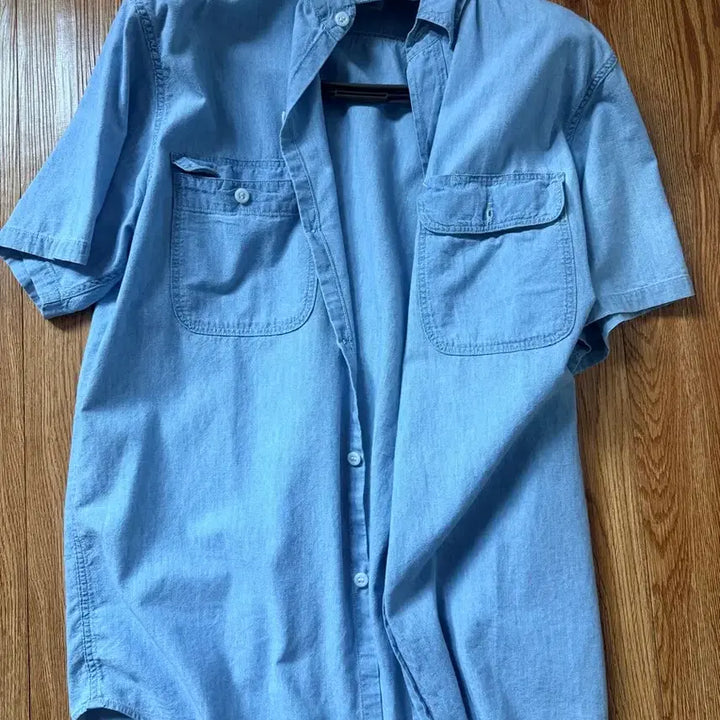 [BUNJANG] OrSlow Chambray Short Sleeve Shirt / 오어슬로우샴브레이반팔셔츠 여름옷마지막판매