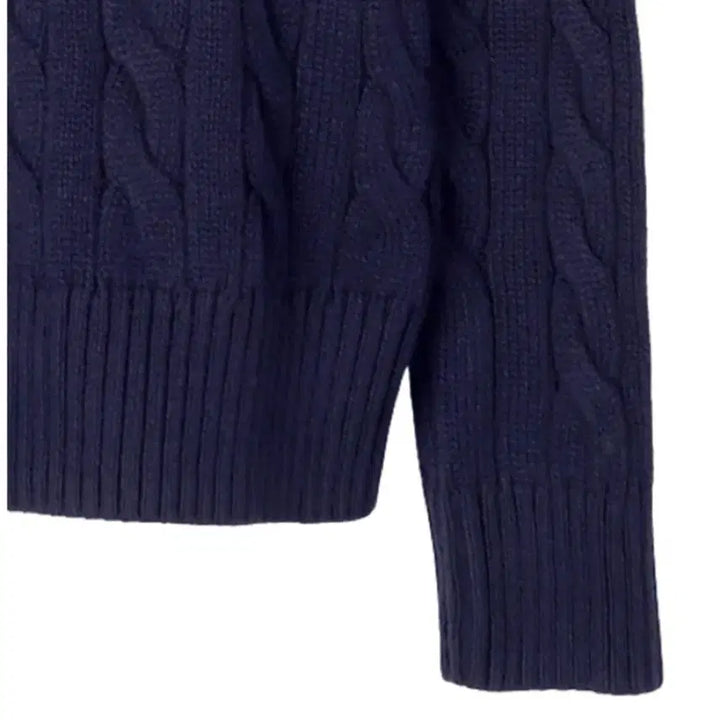 [BUNJANG] Polo Ralph Lauren Cable Knit Sweater / 폴로 랄프로렌 꽈배기니트 블랙/네이비/그레이