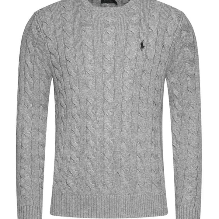 [BUNJANG] Polo Ralph Lauren Cable Knit Sweater / 폴로 랄프로렌 꽈배기니트 블랙/네이비/그레이