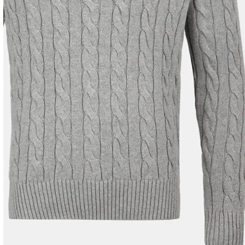 [BUNJANG] Polo Ralph Lauren Cable Knit Sweater / 폴로 랄프로렌 꽈배기니트 블랙/네이비/그레이