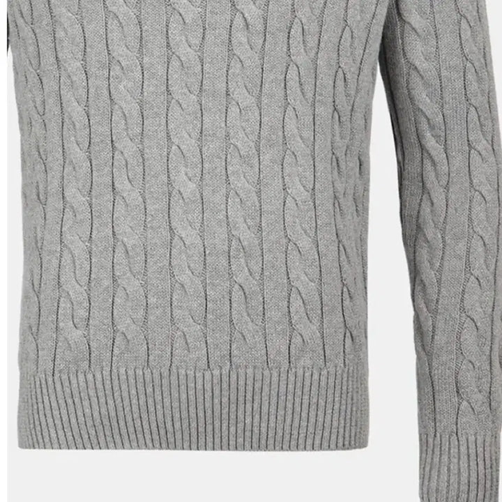 [BUNJANG] Polo Ralph Lauren Cable Knit Sweater / 폴로 랄프로렌 꽈배기니트 블랙/네이비/그레이